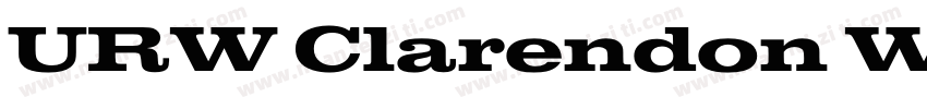 URW Clarendon W01 Ex字体转换